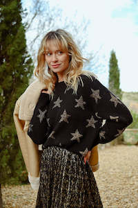 Molly Bracken Knitted Sweater - Black