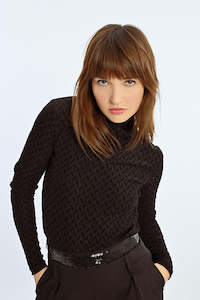 Lili Sidonio Knitted Undersweater - Black