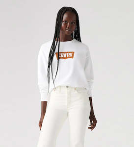 Levi's Heritage Batwing Crew - White