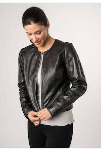 Gipsy: Gipsy Yalou Leather Jacket - Black
