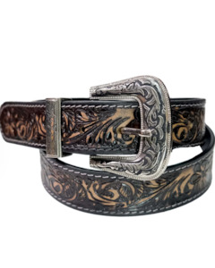 Outback King: Midnight Floral Belt