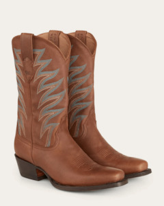 Womans Cowboy Boots: Ringers Western: Ladies Longreach Cuban Heel