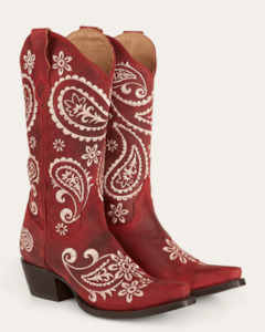 Ringers Western: Ladies Olivia Boot - RED