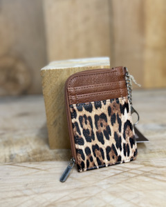 Handbags Purses: Wrangler Print Mini Card Case - LEO