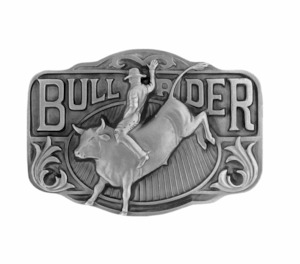 Bull Rider Belt Buckle
