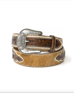 Belts: Jack Daniel Rawhide Leather Belt