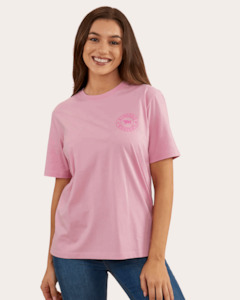 Ringers Western: Ladies Signature Bull Loose Fit Tee - Candy