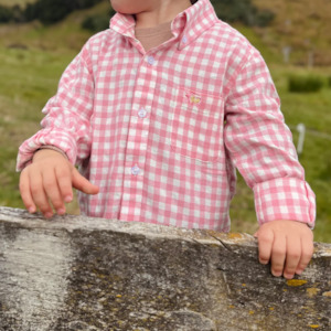 Kids Youth Clothing: Luvabull: Kids Flannel Shirt - Blossom