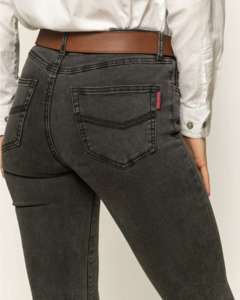 Ringers Western: Ladies Kathrine Cowgirl Bootcut Jeans - Washed Black