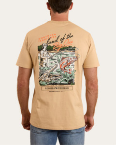 Ringers Western: Unisex Up North Tee - Sand