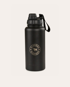 Ringer Western: Longview Drink Bottle - Black