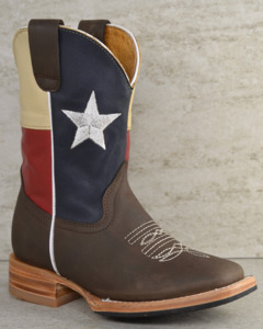 Red Hawk: Kids Lone Star Cowboy Boots