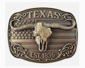 Texas Longhorn Belt Buckle