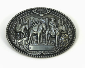 Western Cowboy Belt Buckle
