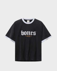 Ladies Tees: Billy Bones Club: Classic Ringers Tee - Vintage Black