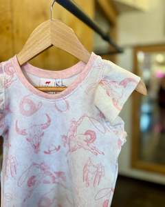 Kids Youth Clothing: Little Foxes: Pink Western Tank
