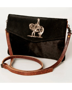 Handbags Purses: American Darling: Cowhide Cowboy Crossbody Bag