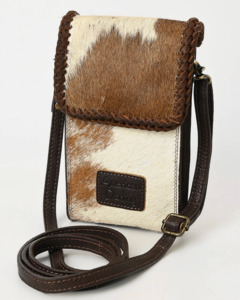 American Darling: Mini Hair on Cell Phone Leather Bag