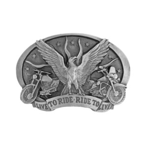 Belt Buckles: Live to Ride Belt Buckle