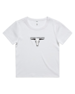 Ladies Tees: TWA: Woman's Rib Tee - White