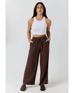 Ringers Western: Hattie Linen Draw String Pants