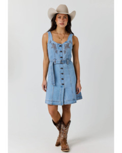 Do Not Remove: Ringers Western: Woman's "Lilah" Denim Dress