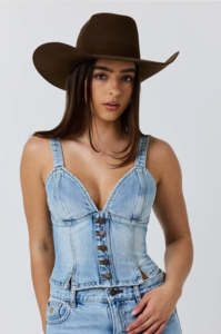 Ladies Tees: Ringers Western: Asher Womens Bustier Top