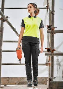 Hi Vis Work Wear: ZP730 - Womens Essential Basic Stretch Cargo Pants - UNBRANDED