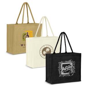 Promo: 115327 - Modena Jute Tote Bag - BRANDED