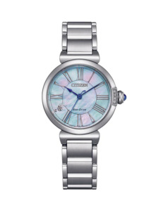 Citizen: Citizen Ladies Stainless Steel Eco-Drive 50m WR Code: em1060-87n