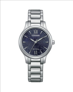 Citizen: Citizen Ladies Eco-Drive Blue Dial 50M WR Watch