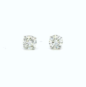 Diamond 9ct White Gold 0.80ct Stud Earrings