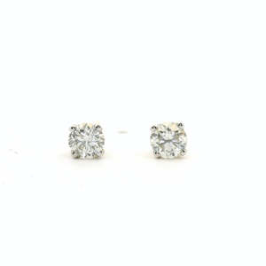 Diamond Jewellery: Diamond 9ct Yellow Gold 0.50ct Stud Earrings
