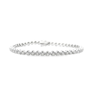 Diamond Jewellery: Diamond 9ct White Gold 2.00ct Tennis Bracelet