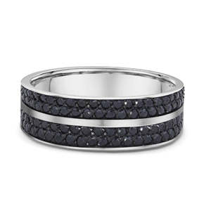 Dora 9k White Gold & Diamond Band Model #621B00