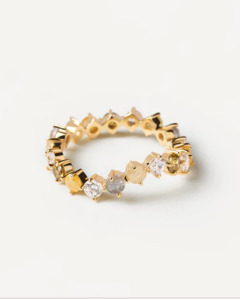 Pd Paola: PD Paola 18ct Gold Plated Juno April Ring
