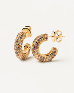 Pd Paola: PD Paola 18ct Gold Plated Five Tiger Earrings