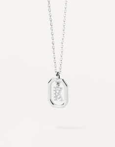 PD Paola Sterling Silver Mini Letter K Necklace