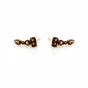 Silk and Steel Theia Ear Climber Earrings