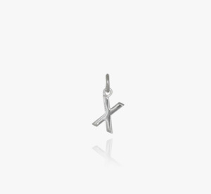 Evolve Sterling Silver Mini Letter 'X' Charm