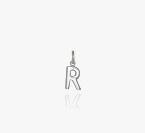 Evolve Sterling Silver Mini Letter 'R' Charm