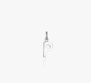 Evolve Sterling Silver Mini Letter 'P' Charm