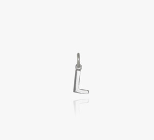 Evolve Sterling Silver Mini Letter 'L' Charm