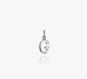 Evolve Sterling Silver Mini Letter 'G' Charm