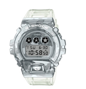 G-Shock Digital Semi Transparent Camouflage Patten on Silver and Semi Transparen&hellip;