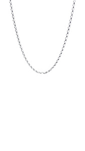 Chain Collier Necklace Pendants: Sterling Silver Oval Belcher Chain