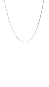 Sterling Silver Diamond Cut Curb Chain