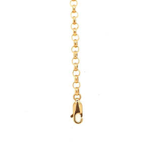 9ct Yellow Gold B2 Round Belcher Bracelet