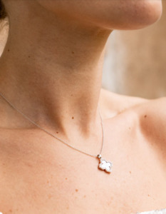 Georgini Sterling Silver Sydney Soiree Fairwater Mother of Pearl Necklace