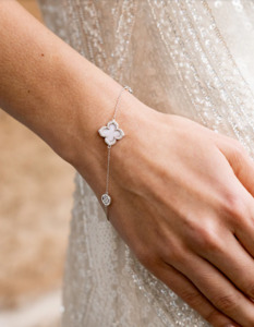 Pearl Bracelets: Georgini Sterling Silver Sydney Soiree Fairwater Mother of Pearl Bracelet